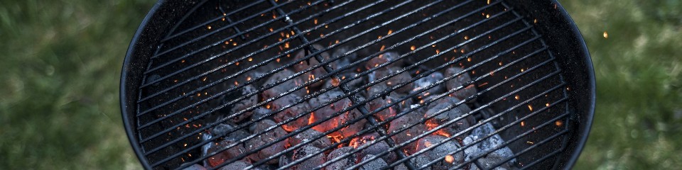 Gratare de gradina cu carbuni